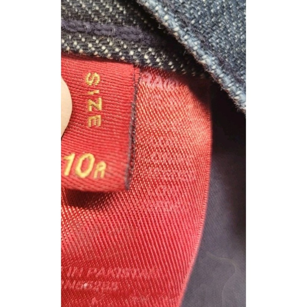 X2 Women’s Boot Cut Jeans in Medium Blue with Dark Stitching - Picture 10 of 10